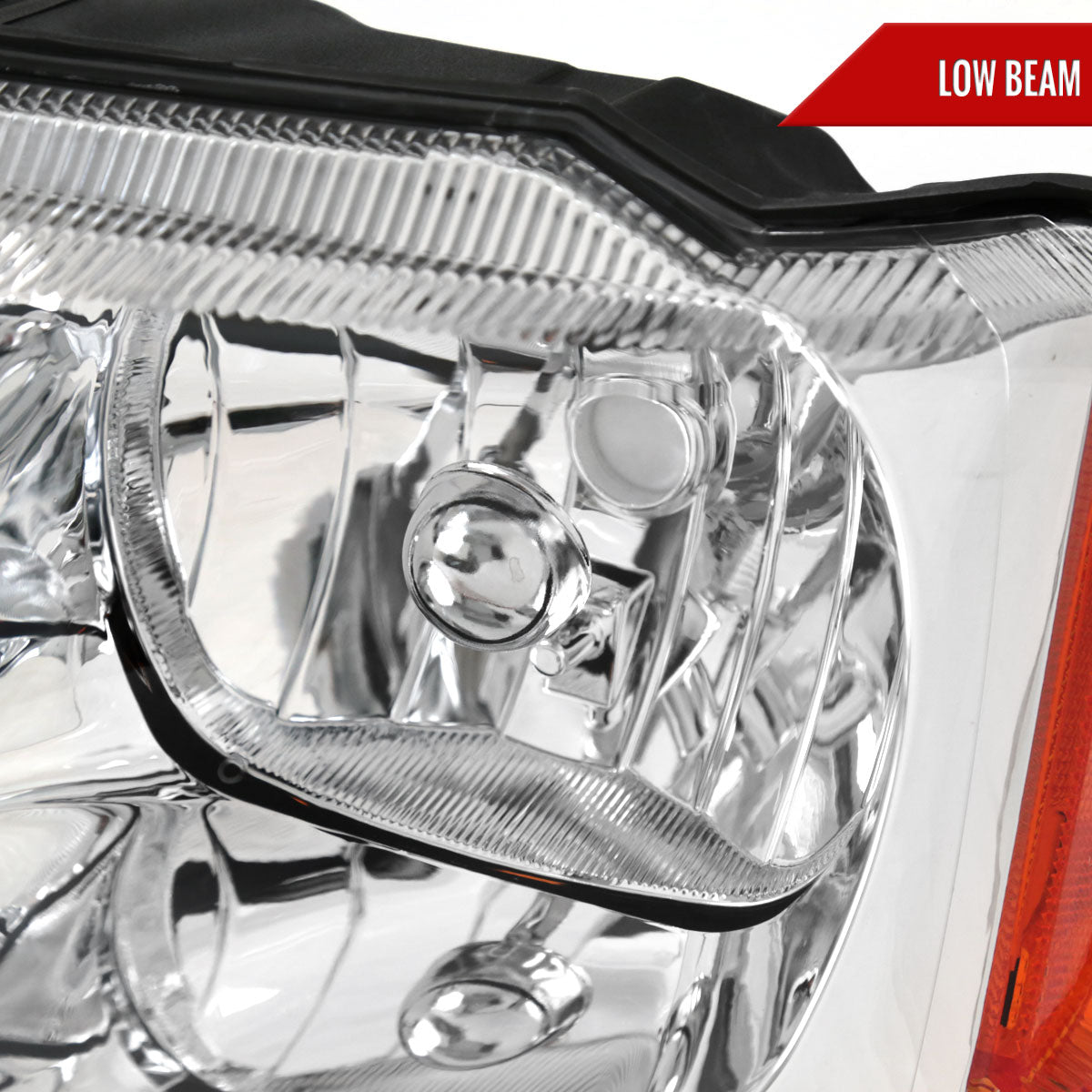 1999-2004 Jeep Grand Cherokee Factory Style Headlights (Chrome Housing/Clear Lens)