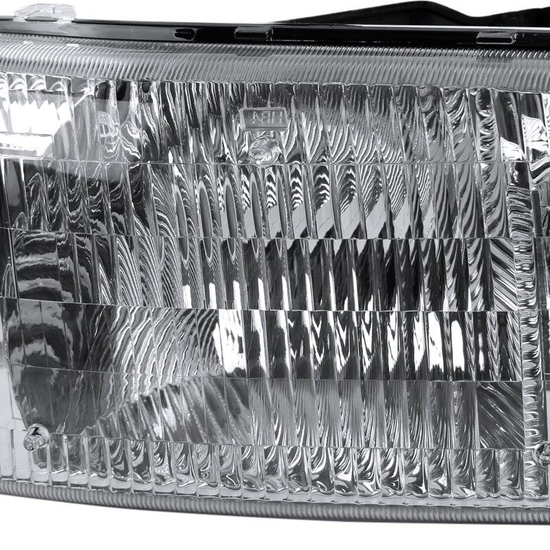 1999-2006 GMC Sierra/Yukon/Yukon XL Clear Lens Crystal Headlight w/ Amber Reflector - Passenger Side Only