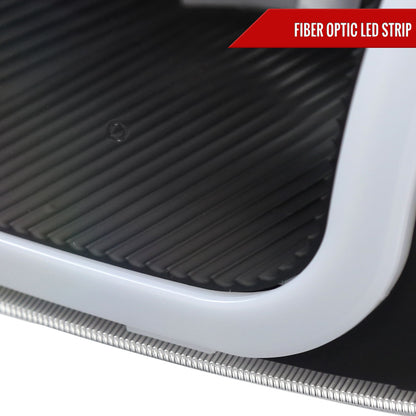 2001-2006 GMC Yukon Denali / XL LED Bar Factor Headlights (Matte Black Housing/Clear Lens)