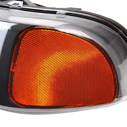 2001-2006 GMC Yukon Denali / XL LED Bar Factor Headlights (Matte Black Housing/Clear Lens)