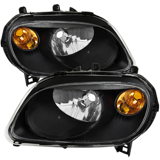 2006-2011 Chevrolet HHR Factory Style Headlights (Matte Black Housing/Clear Lens)