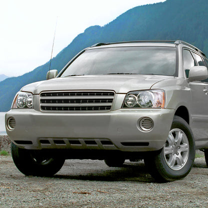 2001-2003 Toyota Highlander Factory Style Headlights (Chrome Housing/Clear Lens)