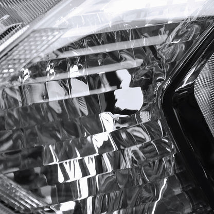 2016-2018 Honda HR-V Crystal Headlights w/ Amber Reflectors (Glossy Black Housing/Clear Lens)