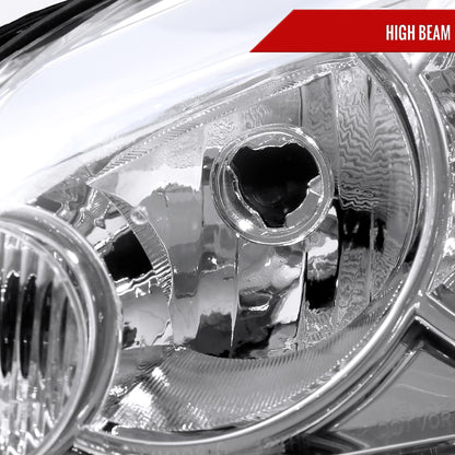 2006-2013 Chevrolet Impala/2006-2007 Monte Carlo/2014-2016 Impala Limited Factory Style Headlights w/ LED Strip (Chrome Housing/Clear Lens)