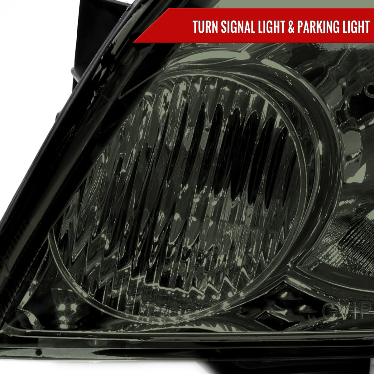 2006-2013 Chevrolet Impala/2006-2007 Monte Carlo/2014-2016 Impala Limited Factory Style Headlights w/ LED Strip (Chrome Housing/Smoked Lens)