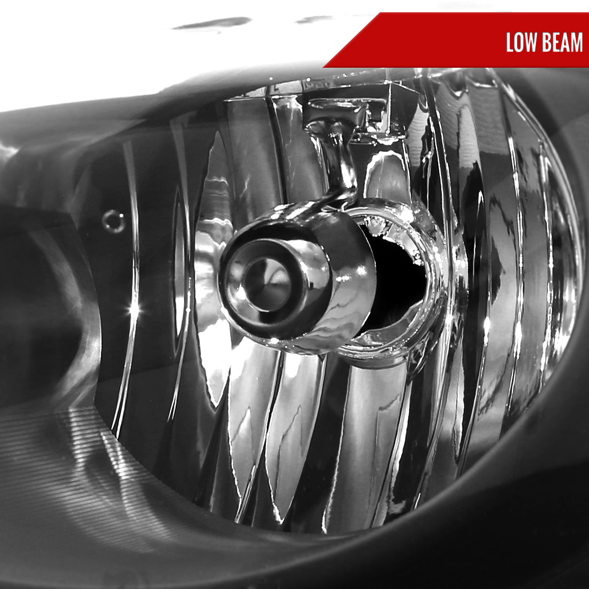2006-2013 Chevrolet Impala/2006-2007 Monte Carlo/2014-2016 Impala Limited Factory Style Headlights w/ LED Strip (Matte Black Housing/Clear Lens)