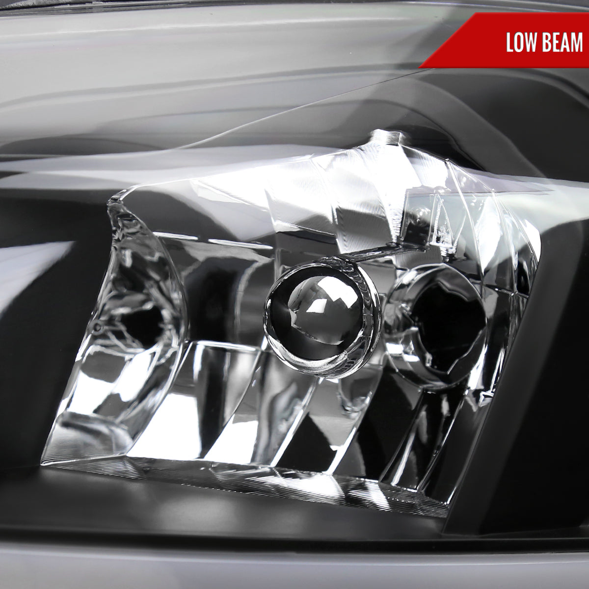 2006-2013 Chevrolet Impala/2014-2016 Impala Limited/2006-2007 Monte Carlo Switchback Sequential Signal LED Bar Factory Style Headlights (Matte Black Housing/Clear Lens)