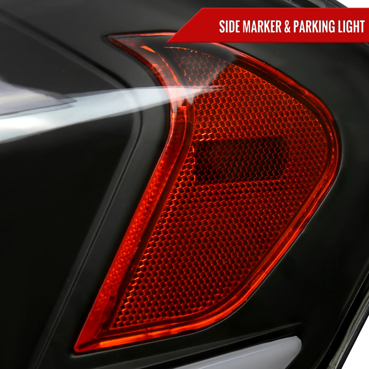 2006-2013 Chevrolet Impala/2014-2016 Impala Limited/2006-2007 Monte Carlo Switchback Sequential Signal LED Bar Factory Style Headlights (Matte Black Housing/Clear Lens)