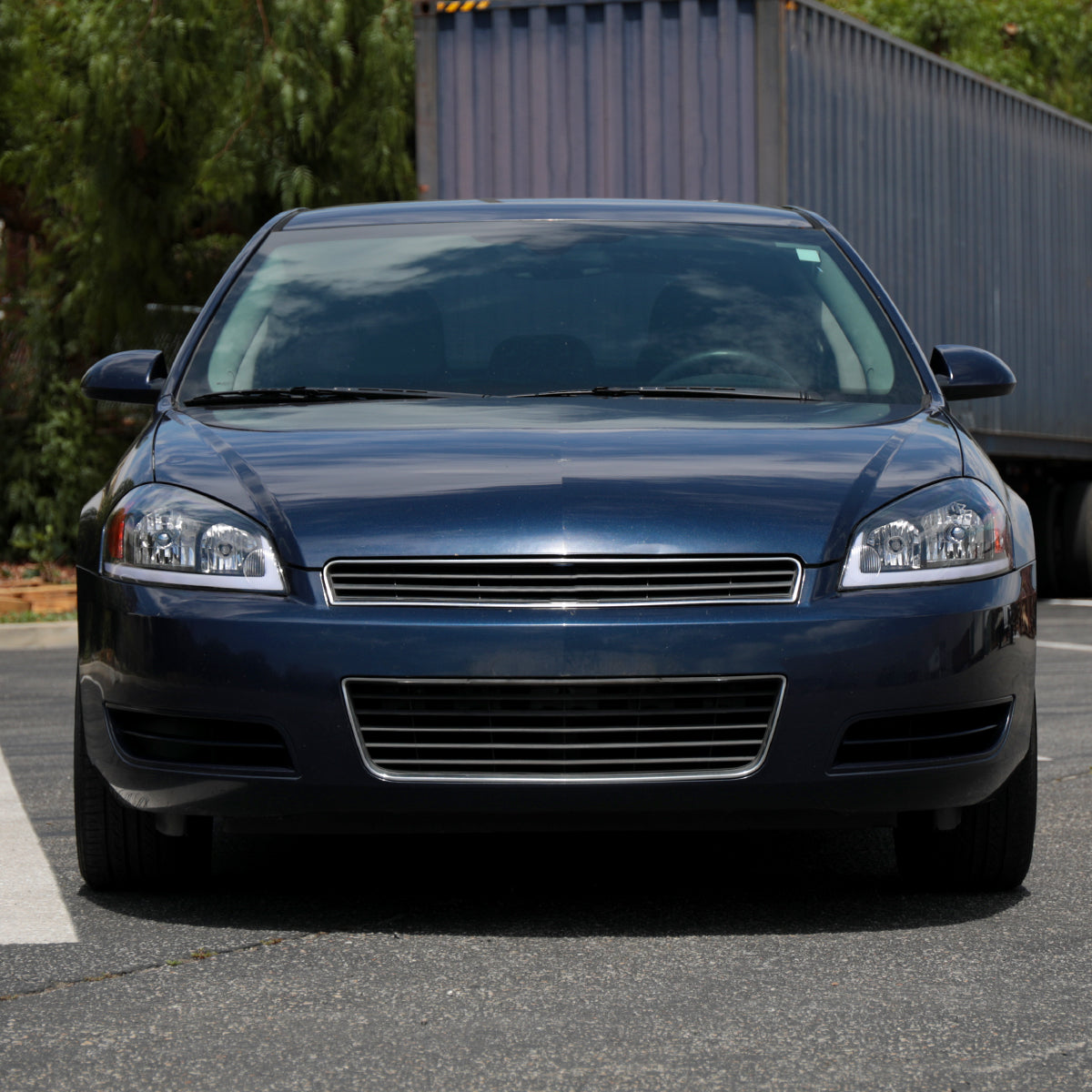2006-2013 Chevrolet Impala/2014-2016 Impala Limited/2006-2007 Monte Carlo Switchback Sequential Signal LED Bar Factory Style Headlights (Matte Black Housing/Clear Lens)