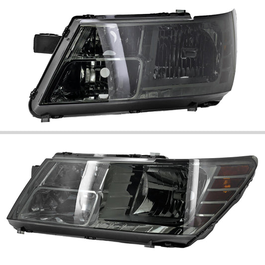 2009-2020 Dodge Journey Factory Style Headlights (Chrome Housing/Smoked Lens)