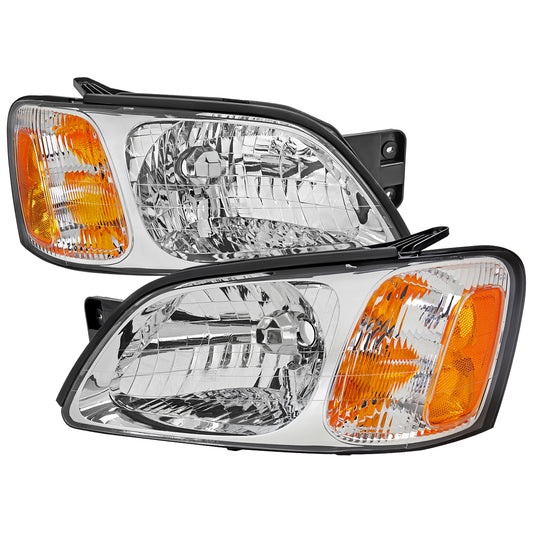2000-2004 Subaru Legacy Brighton/2003-2006 Baja Sport Factory Style Headlights (Chrome Housing/Clear Lens)