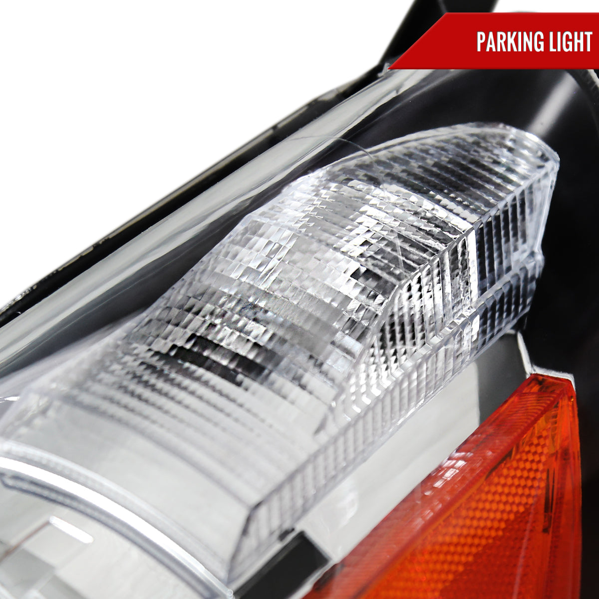 2005-2007 Honda Odyssey Factory Style Crystal Headlights w/ 9006 Bulbs (Chrome Housing/Clear Lens)