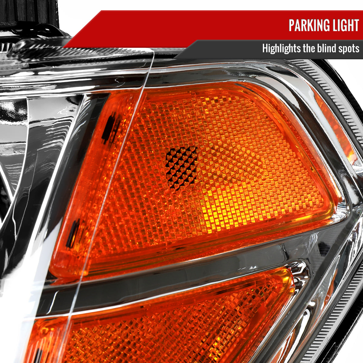 2005-2008 Nissan Frontier/2005-2006 Pathfinder Factory Style Headlights (Chrome Housing/Clear Lens)