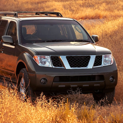 2005-2008 Nissan Frontier/2005-2006 Pathfinder Factory Style Headlights (Chrome Housing/Clear Lens)