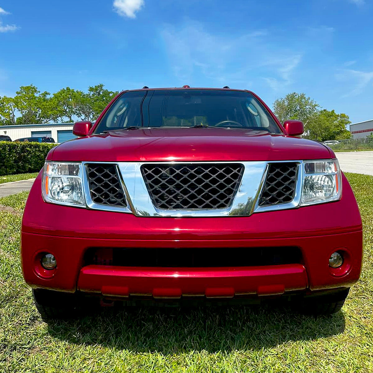 2005-2008 Nissan Frontier/2005-2006 Pathfinder Factory Style Headlights (Chrome Housing/Clear Lens)