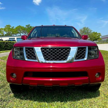 2005-2008 Nissan Frontier/2005-2006 Pathfinder Factory Style Headlights (Chrome Housing/Smoked Lens)