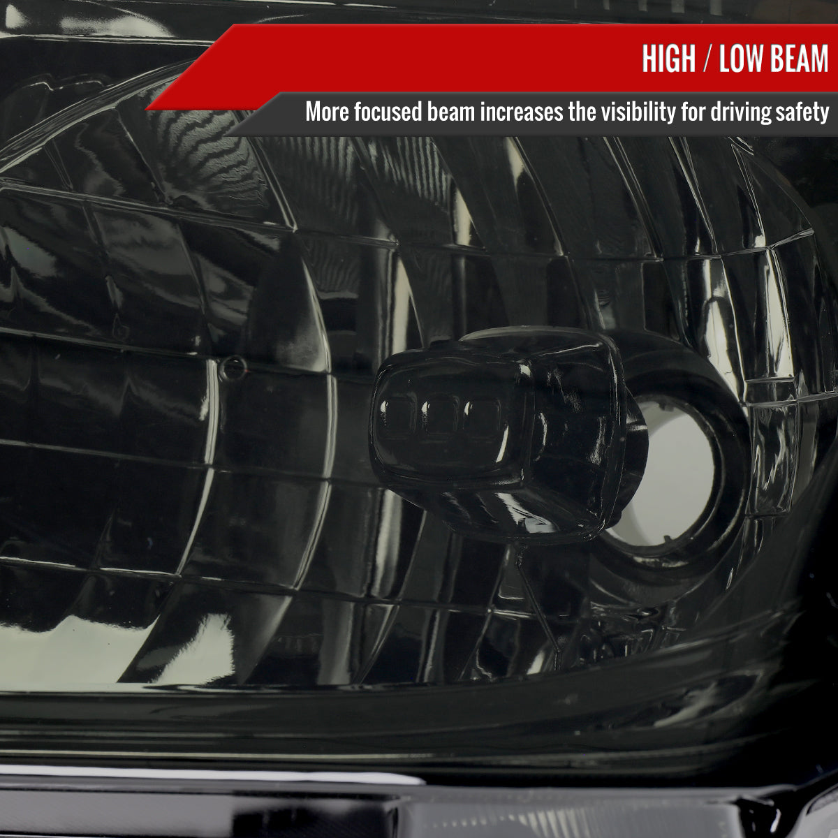 2005-2008 Nissan Frontier/2005-2006 Pathfinder Factory Style Headlights (Chrome Housing/Smoked Lens)