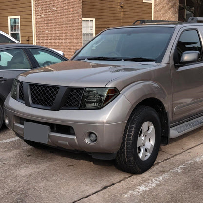 2005-2008 Nissan Frontier/2005-2006 Pathfinder Factory Style Headlights (Chrome Housing/Smoked Lens)