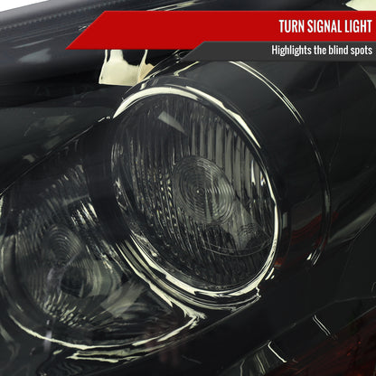 2003-2005 Honda Pilot Factory Style Headlight (Chrome Housing/Smoked Lens)