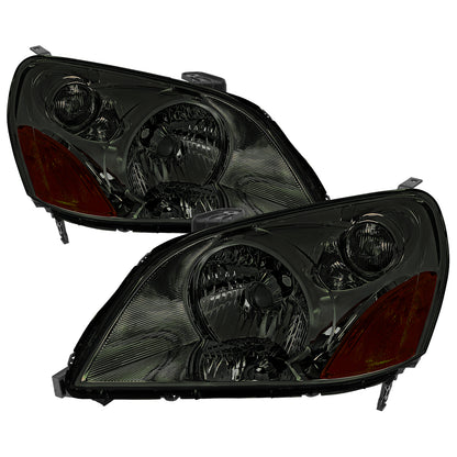 2003-2005 Honda Pilot Factory Style Headlight (Chrome Housing/Smoked Lens)