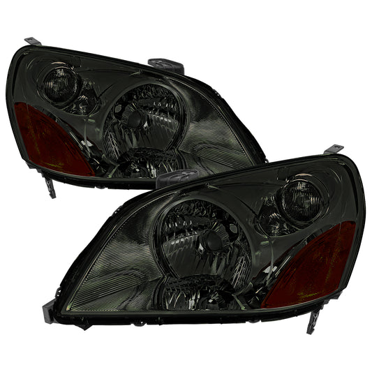 2003-2005 Honda Pilot Factory Style Headlight (Chrome Housing/Smoked Lens)