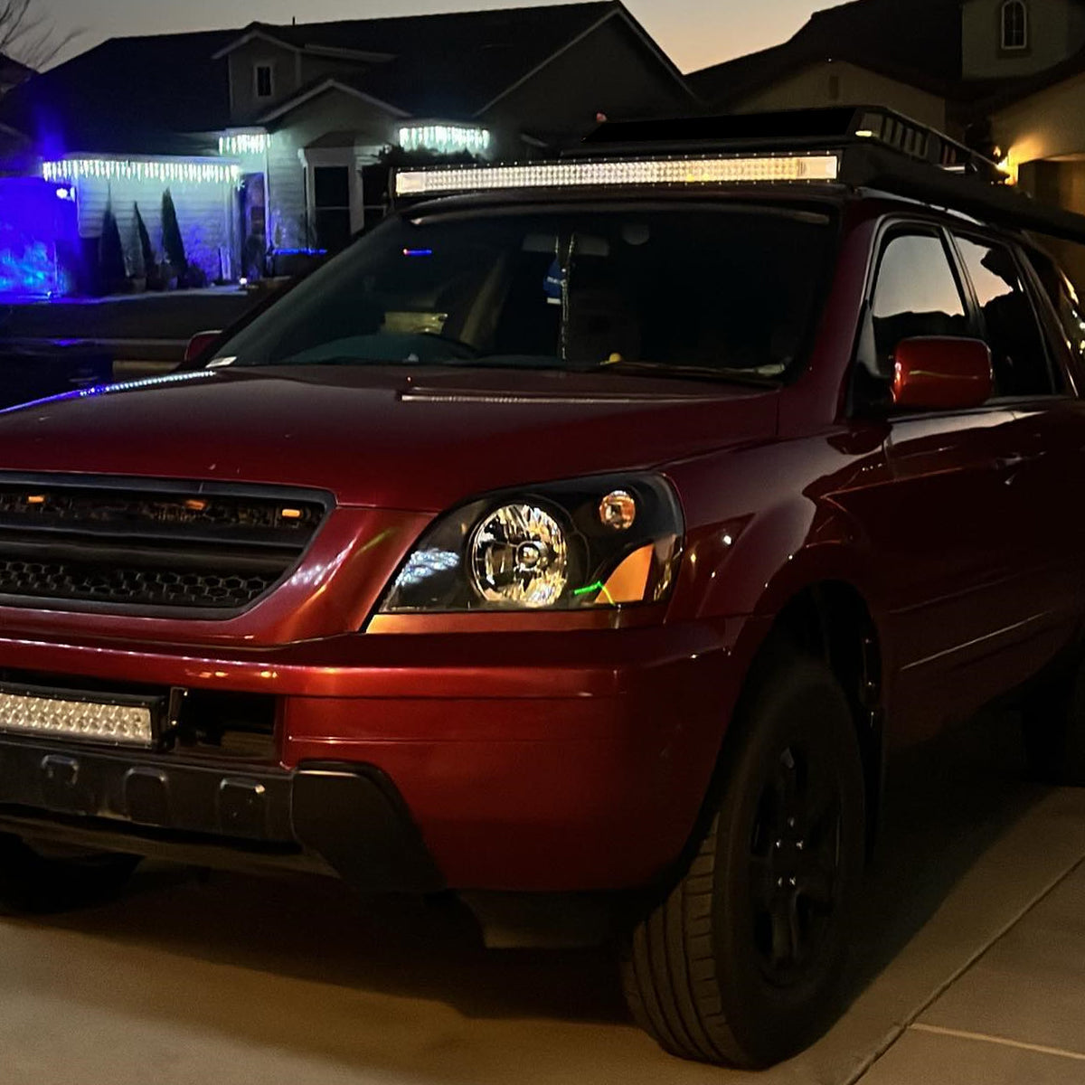 2003-2005 Honda Pilot Factory Style Headlight (Matte Black Housing/Clear Lens)