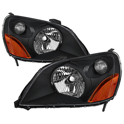 2003-2005 Honda Pilot Factory Style Headlight (Matte Black Housing/Clear Lens)