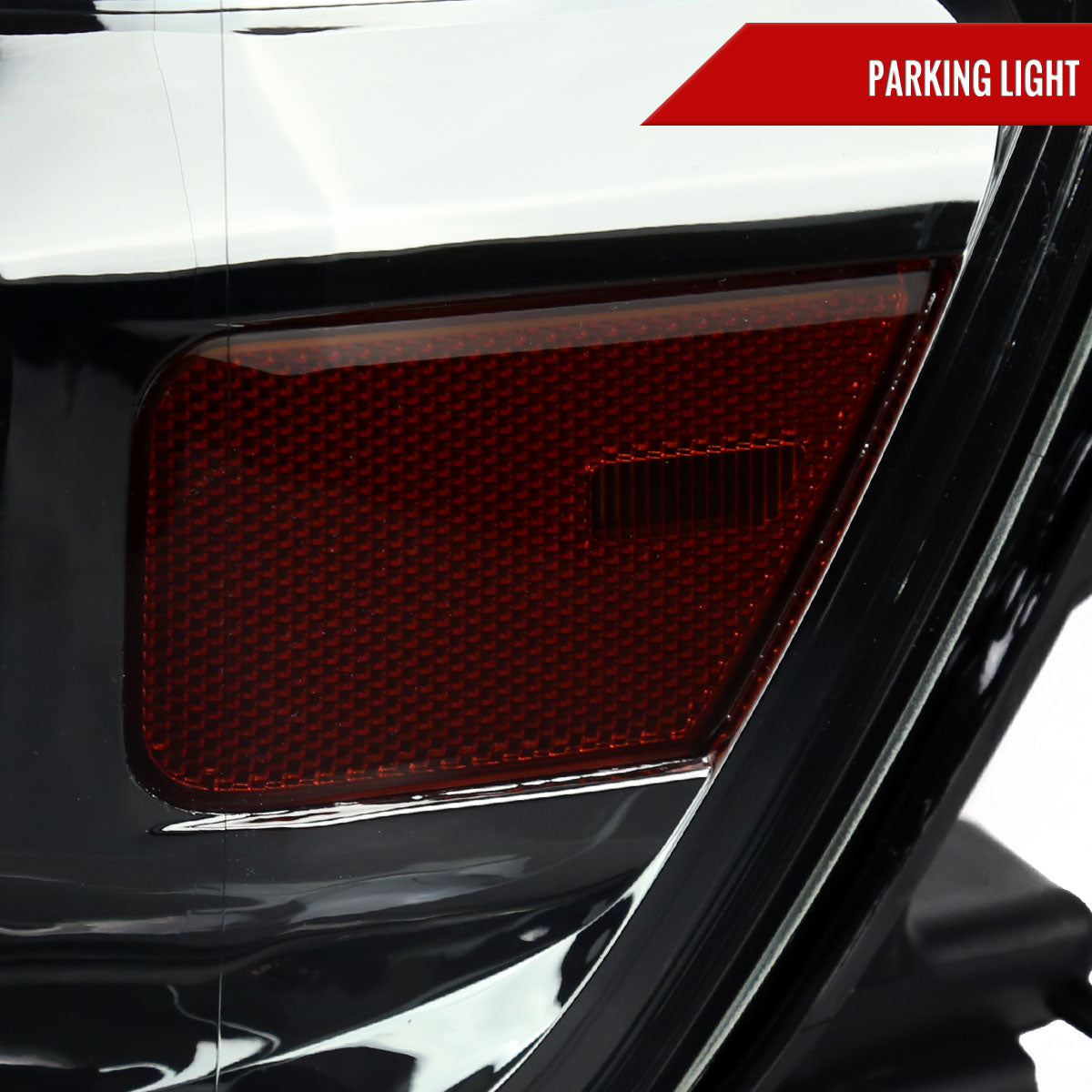 2019-2024 Dodge RAM 1500 Factory Style Headlights with Amber Reflectors (Chrome Housing/Smoked Lens)