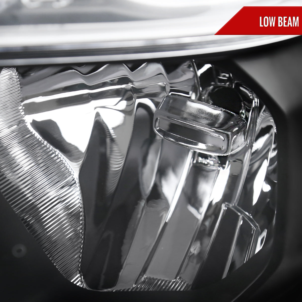 2019-2024 Dodge RAM 1500 Animated LED Bar Factory Style Headlights (Matte Black Housing/Clear Lens)