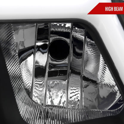 2019-2024 Dodge RAM 1500 Animated LED Bar Factory Style Headlights (Matte Black Housing/Clear Lens)