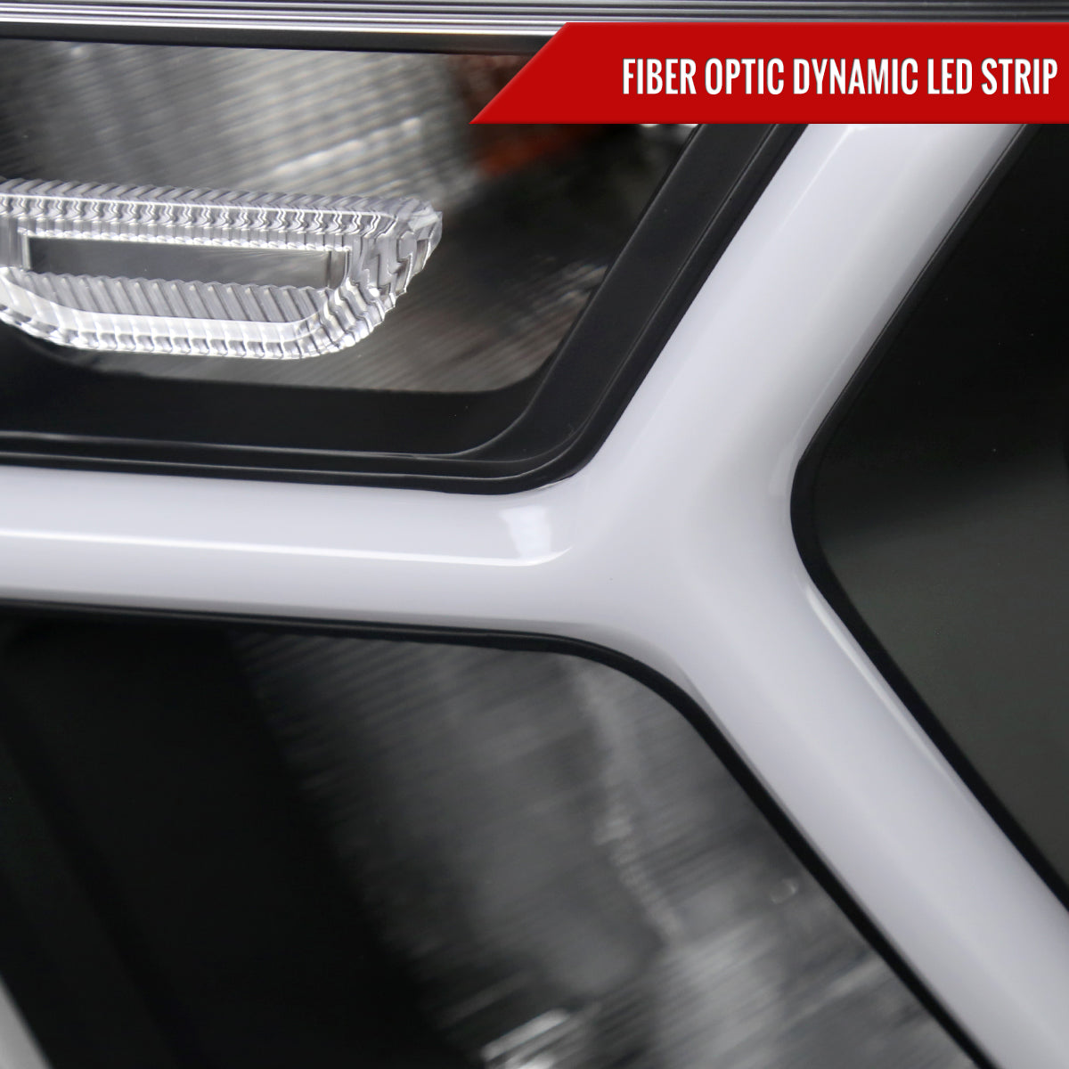 2019-2024 Dodge RAM 1500 Animated LED Bar Factory Style Headlights (Matte Black Housing/Clear Lens)