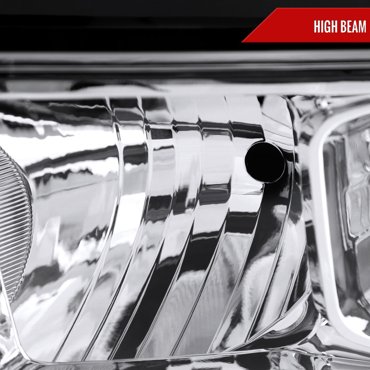 2019-2024 Dodge RAM 2500/3500/4500/5500 Factory Style Headlights (Chrome Housing/Clear Lens)