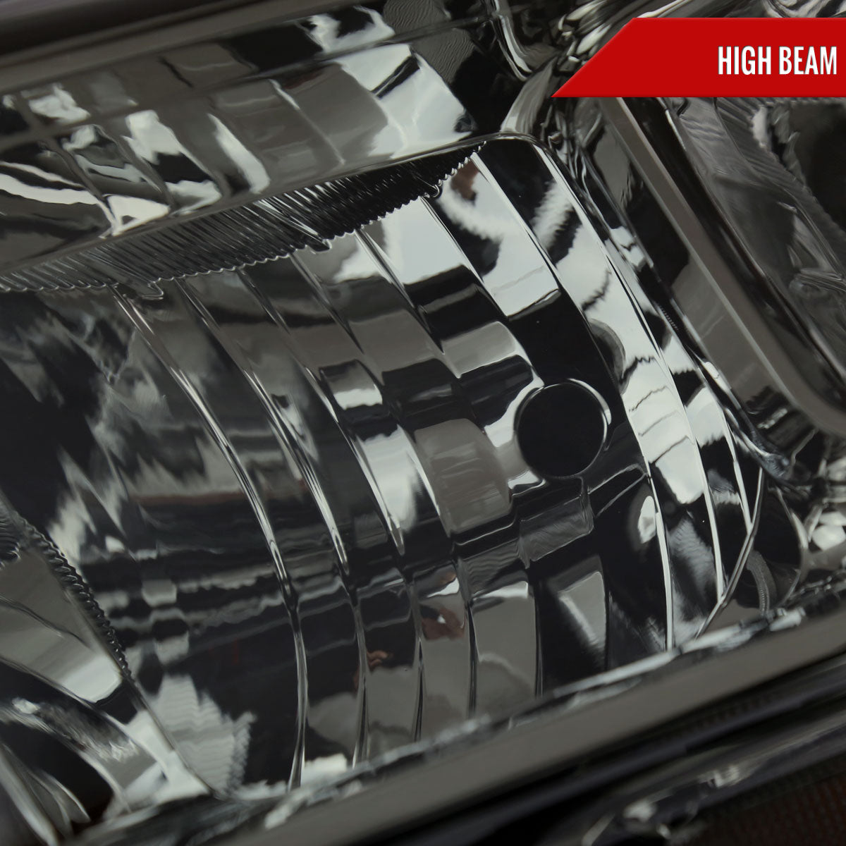 2019-2024 Dodge RAM 2500/3500/4500/5500 Factory Style Headlights (Chrome Housing/Smoked Lens)