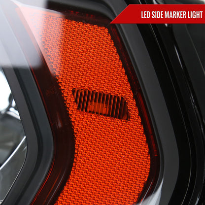 2019-2024 Dodge RAM 2500/3500/4500/5500 Factory Style Headlights (Matte Black Housing/Clear Lens)