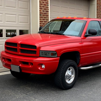 1994-2001 Dodge RAM 1500/ 1994-2002 RAM 2500/3500 Dual LED Bar Factory Style Headlights (Chrome Housing/Smoked Lens)