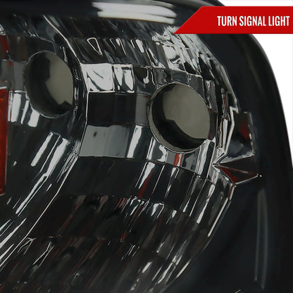 1994-2001 Dodge RAM 1500/ 1994-2002 RAM 2500 3500 Crystal Headlights (Chrome Housing/Smoked Lens)