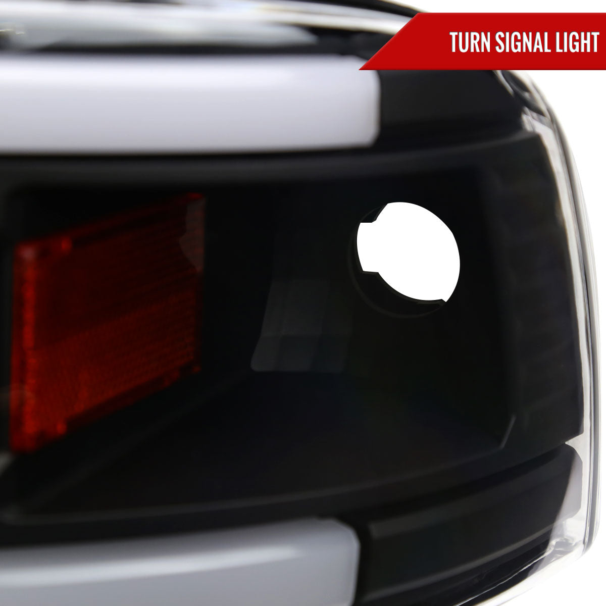 1994-2001 Dodge RAM 1500/ 1994-2002 RAM 2500/3500 Dual LED Bar Factory Style Headlights (Matte Black Housing/Clear Lens)