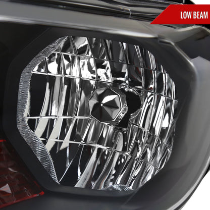 2019-2022 Ford Ranger XL XLT Factory Style Headlights (Matte Black Housing/Clear Lens)