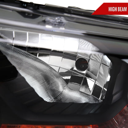 2019-2022 Ford Ranger XL XLT Factory Style Headlights (Matte Black Housing/Clear Lens)
