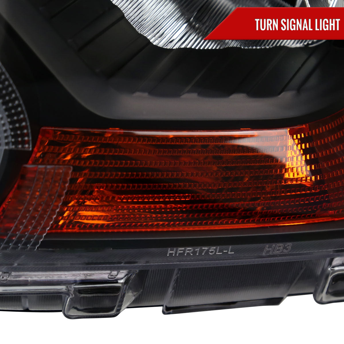 2019-2022 Ford Ranger XL XLT Factory Style Headlights (Matte Black Housing/Clear Lens)