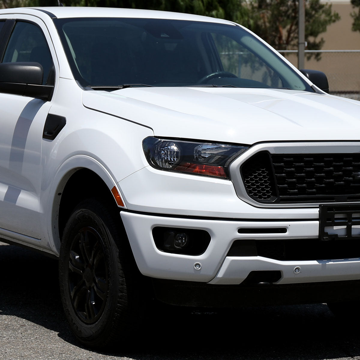2019-2022 Ford Ranger XL XLT Factory Style Headlights (Matte Black Housing/Clear Lens)