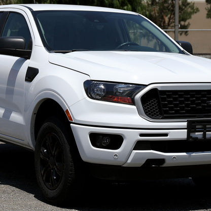 2019-2022 Ford Ranger XL XLT Factory Style Headlights (Matte Black Housing/Clear Lens)