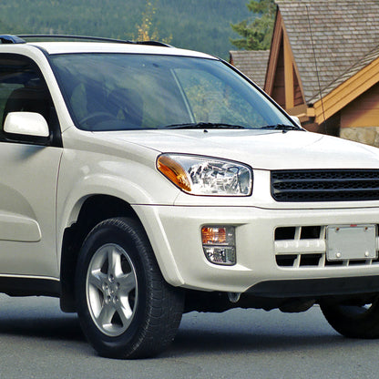 2001-2003 Toyota RAV4 Factory Style Headlights (Chrome Housing/Clear Lens)