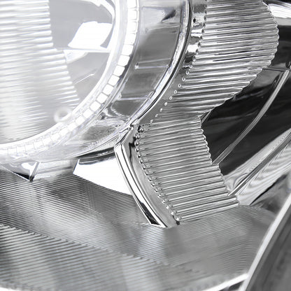 2008-2013 Nissan Rogue/ 2014-2015 Rogue Select Factory Style Headlights w/ Amber Reflectors (Chrome Housing/Clear Lens)