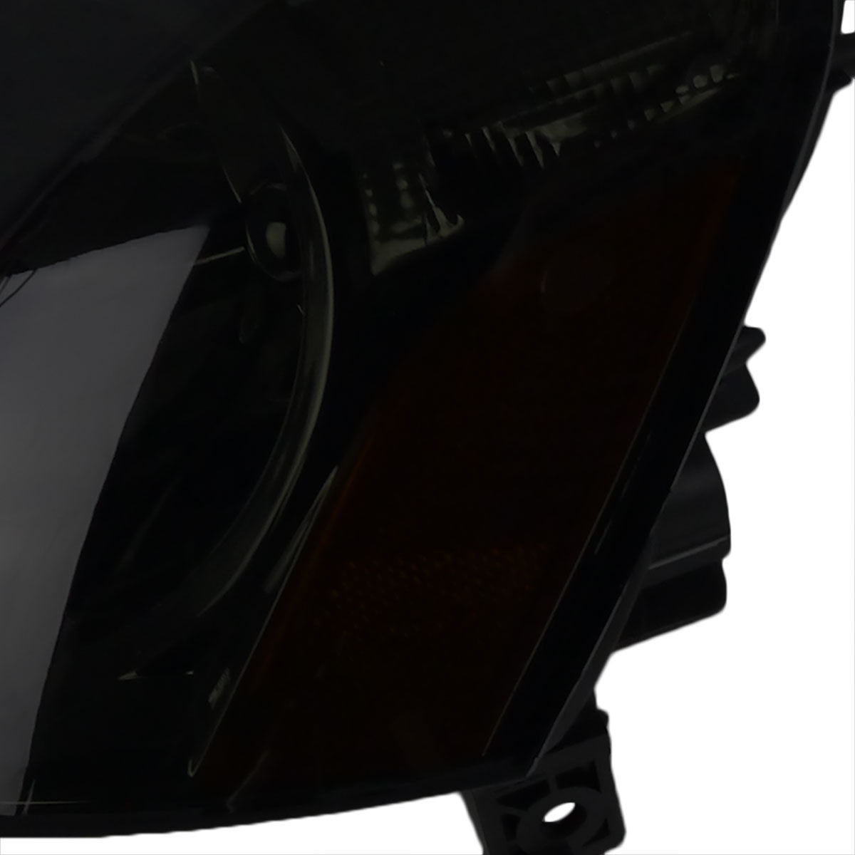 2002-2004 Acura RSX Factory Style Headlights w/ Amber Reflectors (Chrome Housing/Smoked Lens)