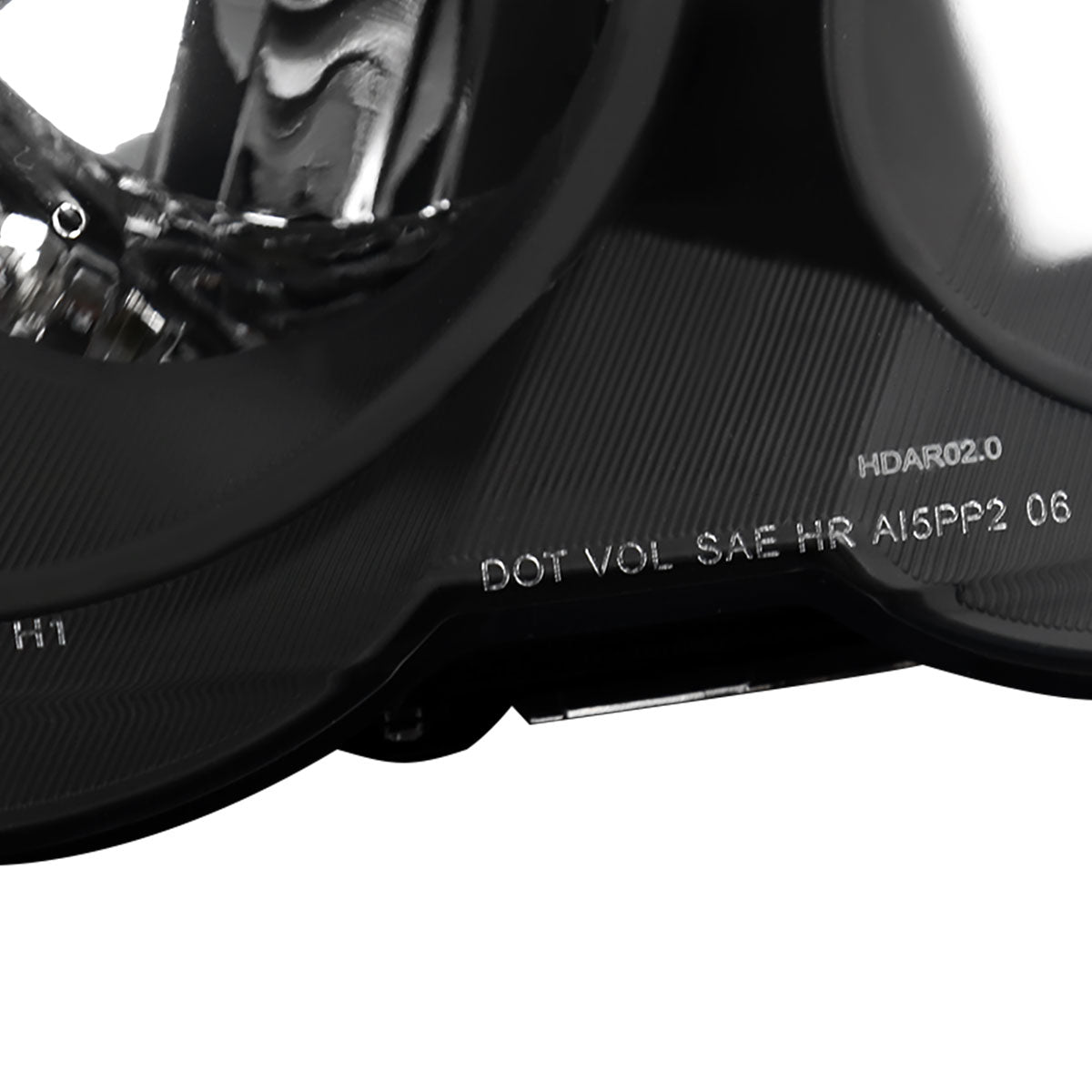 2002-2004 Acura RSX Factory Style Headlights w/ Amber Reflectors (Matte Black Housing/Clear Lens)