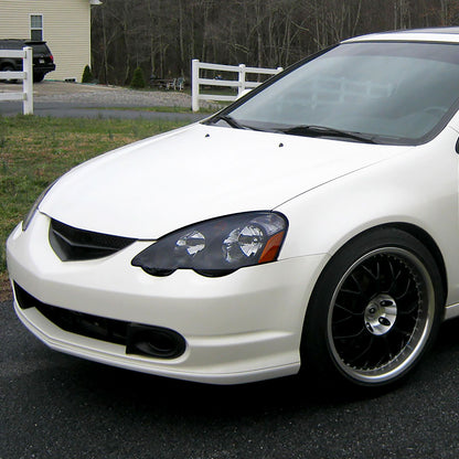 2002-2004 Acura RSX Factory Style Headlights w/ Amber Reflectors (Matte Black Housing/Clear Lens)