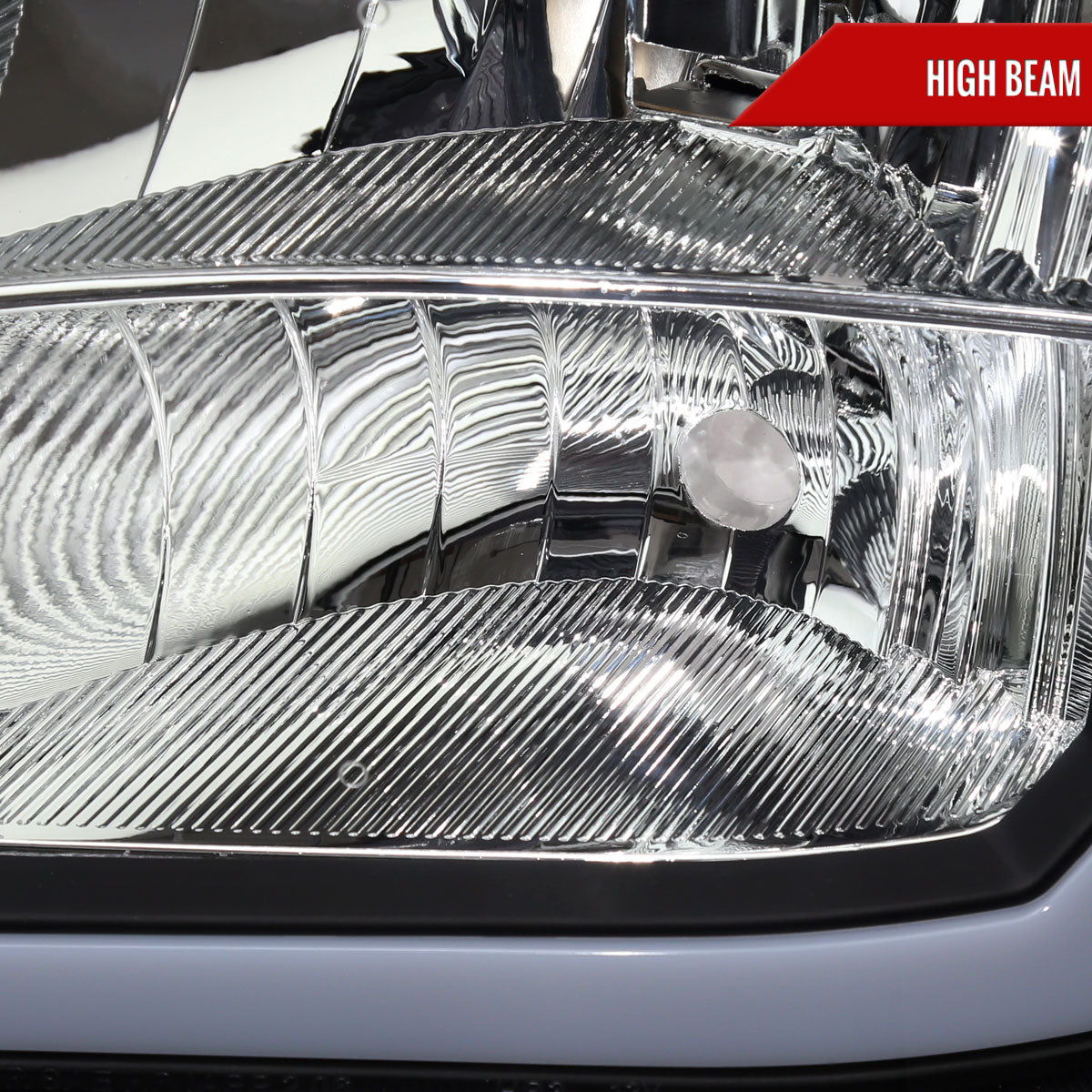 2007-2013 GMC Sierra 1500/2500/3500 LED Bar Factory Style Headlights (Matte Black Housing/Clear Lens)