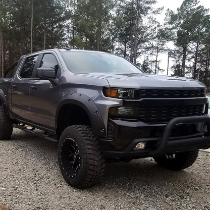 2019-2021 Chevrolet Silverado 1500 Factory Style Projector Headlight (Matte Black Housing/Smoked Lens)