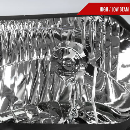 2005-2011 Toyota Tacoma LED Bar Factory Style Headlights (Matte Black Housing/Clear Lens)